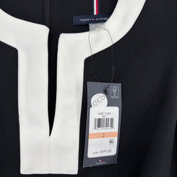 Tommy Hilfiger Contrast Trim Mini Dress NWT - Picture 5 of 5